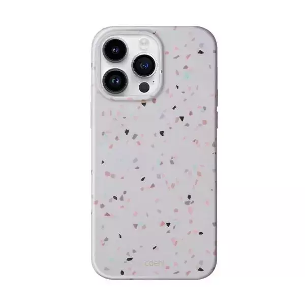 UNIQ Coehl Terrazzo Hülle für iPhone 14 Pro 6.1" Sand/Sandstein