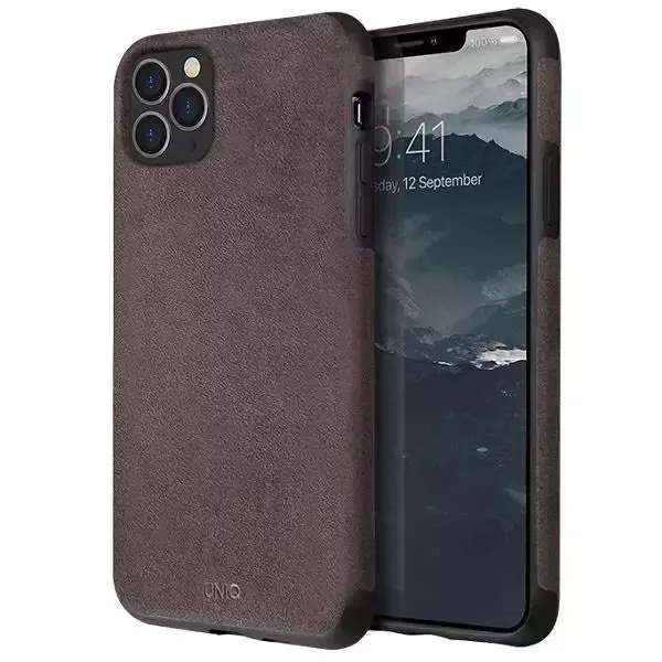 UNIQ Etui Sueve iPhone 11 Pro taupe warmgrau