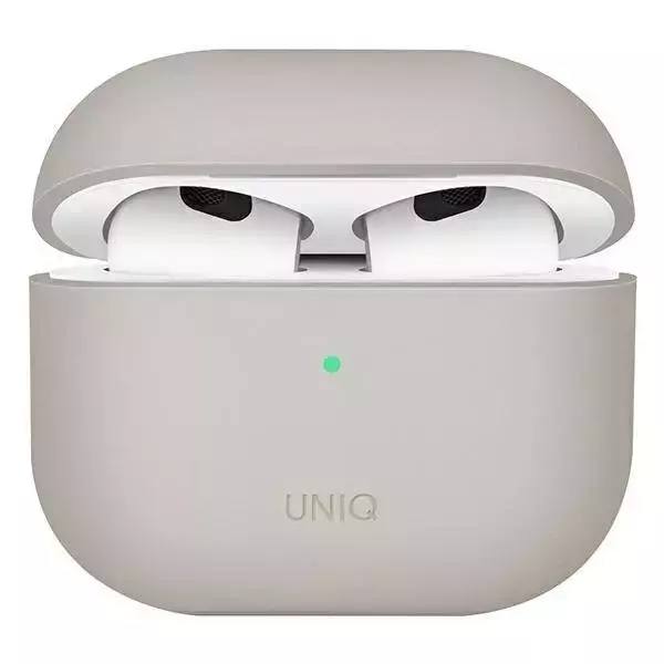 UNIQ Hülle Lino AirPods 3 Gen. Silikon beige / beige