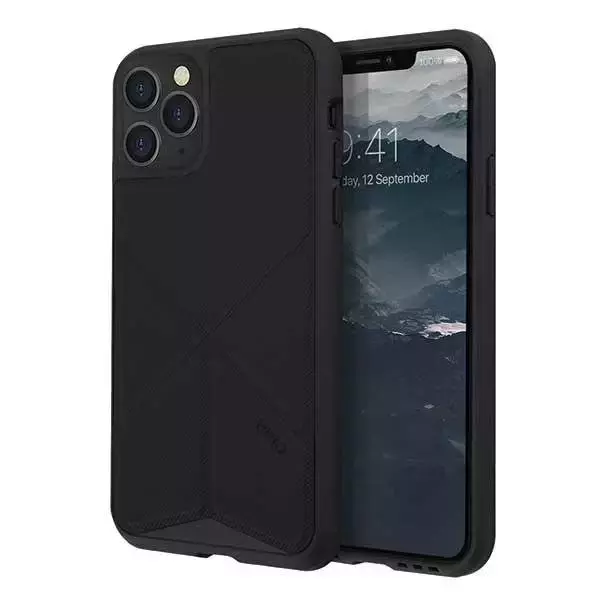 UNIQ Hülle Transforma iPhone 11 Pro schwarz / ebenholzschwarz