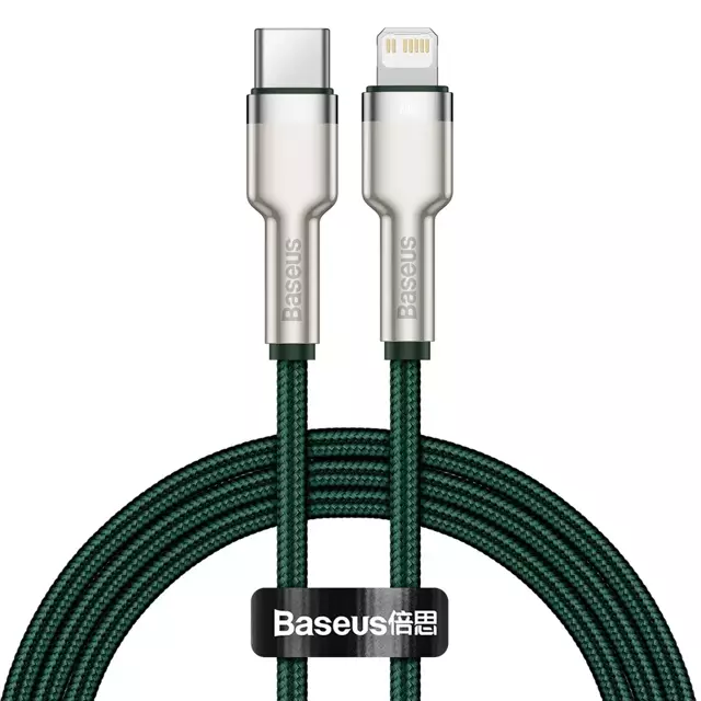 USB-C-zu-Lightning-Kabel Baseus Cafule, PD, 20 W, 1 m (grün)