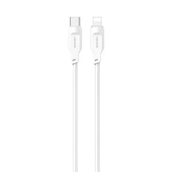 USMAS USB-C auf Lightning PD Schnellladekabel 1,2 m weiß