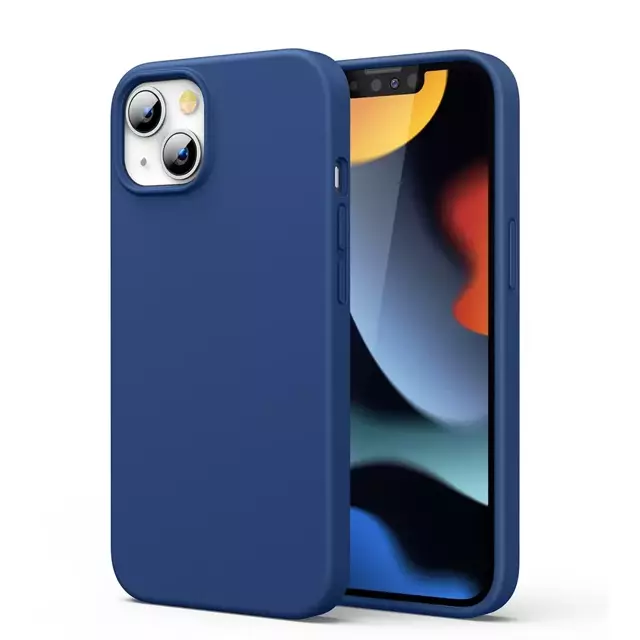 Ugreen Protective Silicone Case Rubber Flexible Silicone Cover iPhone 13 Blau