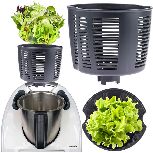 Zentrifugenkorb für Salat, Gemüse und Obst für Vorwerk Thermomix TM6 TM5 TM Friend BPA SaladBasket