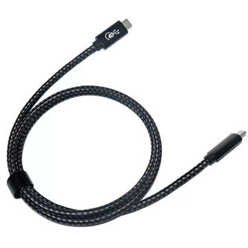 1,5 m Kabel Thunderbolt 4 USB-C Alogy 100 W 5 A 20 V 40 Gbit/s PD Schnellladung Schwarz
