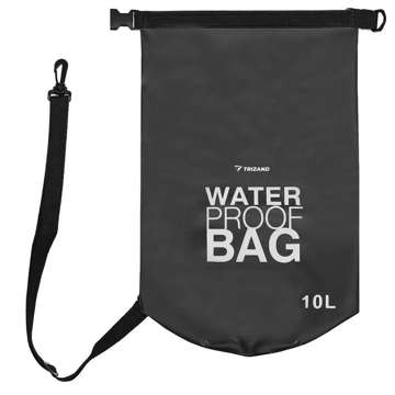 10L Wasserdichter Sack Wasserdichte Tasche Kajak Segeltasche PVC für Sport Schwarz