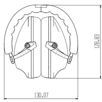 2 MKID Noise Cancelling-Ohrenschützer für Kinder Blau