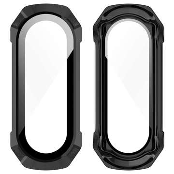 2-in-1-Schutzhülle mit integriertem Glas für Xiaomi Mi Band 7 / 7 NFC Alogy Classic Case Black