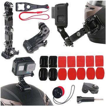 20in1 Alogy Helm Webcam Montagezubehör für GoPro Hero 5/6/7/8/9/10 SJCAM EKEN