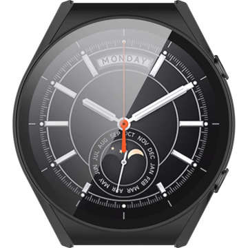 2in1 Schutzhülle mit Alogy Glas für Xiaomi Mi Watch S1 Global Black