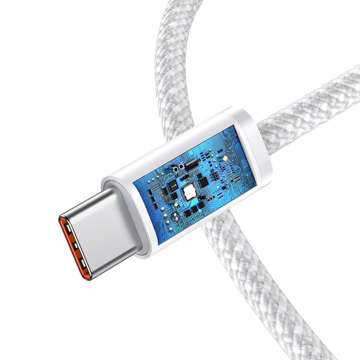 2m Baseus Dynamic USB-C auf USB-C 100W 480 Mbps Kabel Weiß