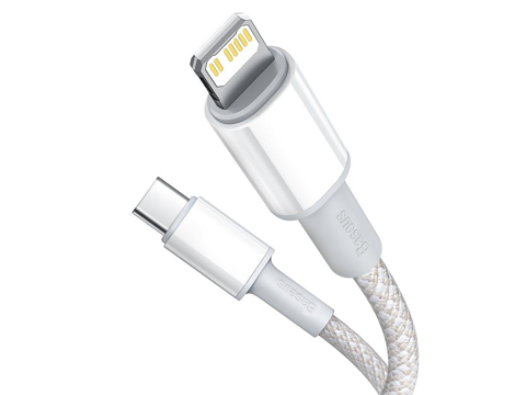 2m Baseus Kabel USB-C Typ C zu Lightning PD 20W Weiß