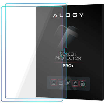 2x Alogy Displayschutzfolie aus gehärtetem Glas für Samsung Galaxy Tab A8 10.5" 2021