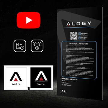 2x Alogy Hydrogel Film Hydrogel Film Handyschutzhülle für Oppo A33
