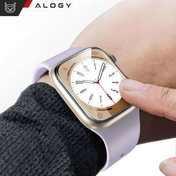 2x Alogy Hydrogel Smartwatch-Schutzfolie für Apple Watch 4 5 6 7 8 SE 40/41 mm