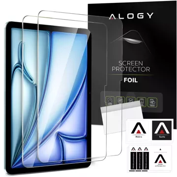 2x Alogy Matte Paper Screen Feel-Schutzfolie für Apple iPad Air 6 11" 2024