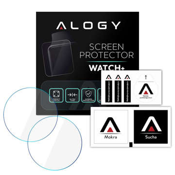 2x Alogy Tempered Glass für 9H-Bildschirm für Huawei / Honor Watch GS Pro