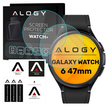 2x Alogy Tempered Glass für 9H-Bildschirm für Samsung Galaxy Watch 4 40mm