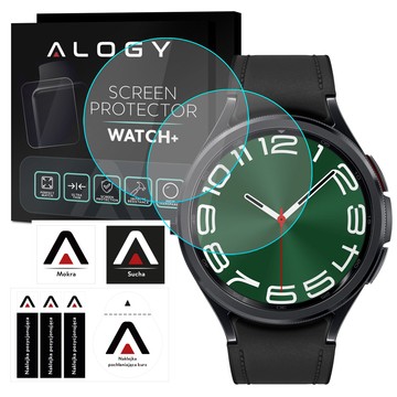 2x Alogy Tempered Glass für 9H-Bildschirm für Samsung Galaxy Watch 4 40mm