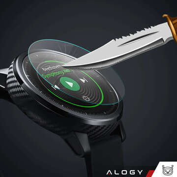 2x Alogy Tempered Glass für 9H-Bildschirm für Samsung Galaxy Watch 4 40mm