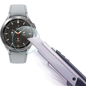 2x Alogy Tempered Glass für 9H Display für Samsung Galaxy Watch 4 Classic 46mm