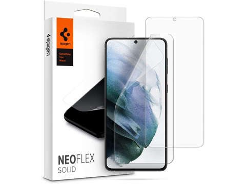 2x Folia hydrożelowa Spigen Neo Flex Solid Case Friendly für Galaxy S21