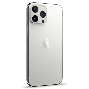 2x Oslona Zubehör Spigen Optik.TR Kameraschutz für Apple iPhone 13 Pro/ 13 Pro Max Silber