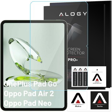 2x Panzerglas für OnePlus Pad Go/Oppo Pad Air 2/Oppo Pad Neo 11,4" Displayschutzglas 9H Alogy Pro