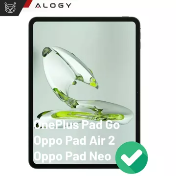 2x Panzerglas für OnePlus Pad Go/Oppo Pad Air 2/Oppo Pad Neo 11,4" Displayschutzglas 9H Alogy Pro