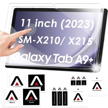 2x Panzerglas für Samsung Galaxy Tab A9 Plus 2023 11" X210/X215/X216 für Alogy Pro 9H Tablet-Bildschirm