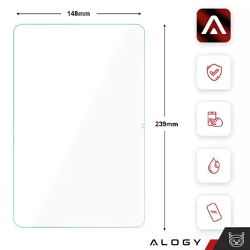 2x Panzerglas für TCL TAB 10 Gen2 8496G 10,36" Displayschutzglas 9H Alogy Pro