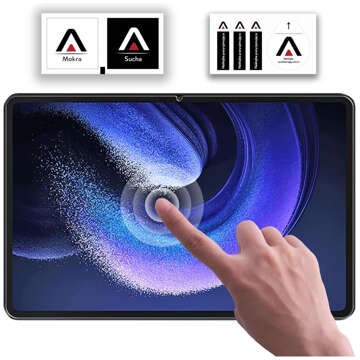 2x Panzerglas für Xiaomi Pad 6 / 6 Pro 11" 2023 Tablet Schutzglas Displayschutzfolie 9H Alogy Pro