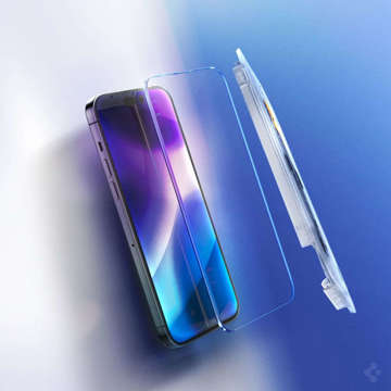 2x Spigen Glas.TR Panzerglas "EZ FIT" für Apple iPhone 14 Pro Klar