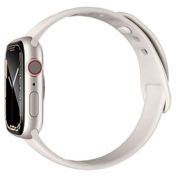 2x Spigen Proflex Ez Fit Hybrid Flexibles Glas für Apple Watch 7 45mm