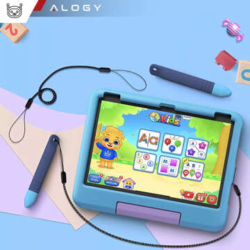 2x Stylus Kapazitiver Touchscreen-Stift für Telefon Tablet Alogy Stylus Pen für Kinder 10 cm Blau