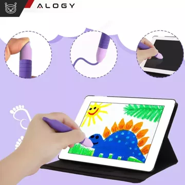 2x Stylus Kapazitiver Touchscreen-Stift für Telefon Tablet Alogy Stylus Pen für Kinder 10 cm Lila