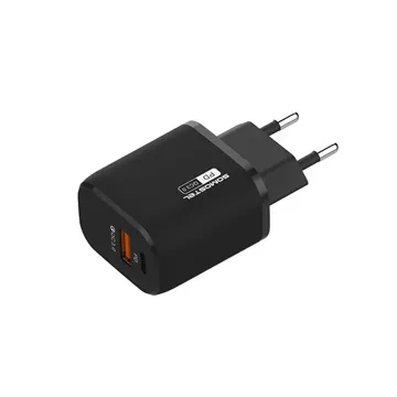 3A 18W USB-Ladegerät, USB-Typ-C-Kabel für iPhone SOMOSTEL QC3.0 SMS-Q01 Schwarz