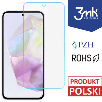 3MK SilverProtect für Samsung Galaxy A35/A55 5G Nassmontierte antimikrobielle Folie