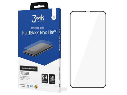 3mk HardGlass Max Lite Panzerglas für Apple iPhone 13 Pro Max / 14 Plus Schwarz