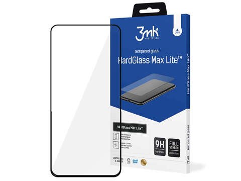 3mk HardGlass Max Lite Schutzglas für Xiaomi Poco x3 NFC Schwarz