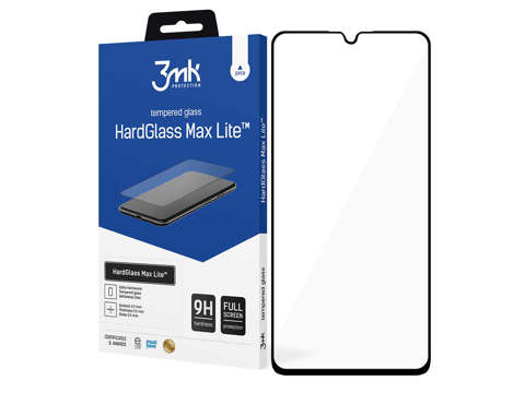 3mk Hartglas HardGlass Max Lite für Samsung Galaxy A22 4G Schwarz