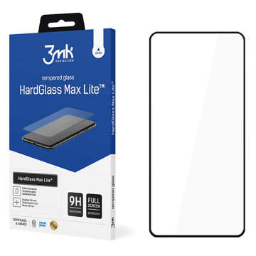 3mk Hartglas HardGlass Max Lite für Samsung Galaxy S22 Plus Schwarz