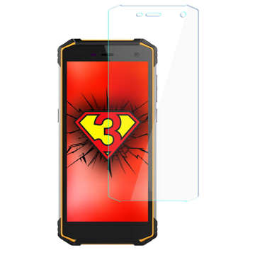 3mk Hybrid-Schutzglas Flexibles Glas 7H für MyPhone Hammer Energy 2