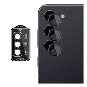 3mk Lens Protection Pro Handy-Objektivschutz für Samsung Galaxy S23 5G Schwarz