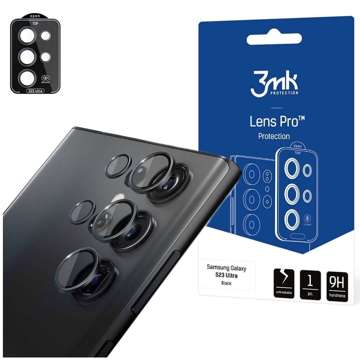 3mk Lens Protection Pro Handy-Objektivschutz für Samsung Galaxy S23 Ultra Black