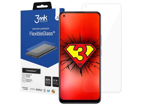 3mk Schützendes Hybridglas Flexibles Glas 7H für Realme 8