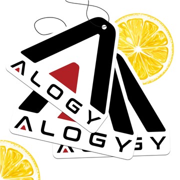 3x Autoduftanhänger Autoduft Alogy Autolufterfrischer Lemon [3 Stk.]