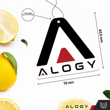 3x Autoduftanhänger Autoduft Alogy Autolufterfrischer Lemon [3 Stk.]