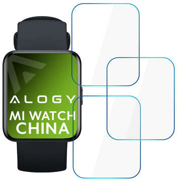 3x Folia hydrożelowa Alogy Hydrogel für Xiaomi Mi Watch China