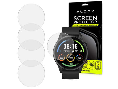 5x Alogy Displayschutzfolie für Mi Watch Color Sport Smartwatch